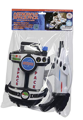 Aeromax Astronaut Space Pack Super Water Blaster with fully adjustable straps for comfort and control., White/Black With Red and Blue Accents - Thumbnail 6