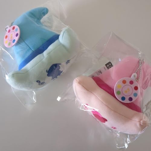 おジャ魔女どれみ 魔女見習いのぬいぐるみ帽子ポーチ 2点