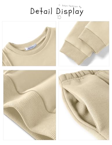 Image of Toddler Boys boys sets ,Long Sleeve Fleece Fall Winter boys sweatsuit