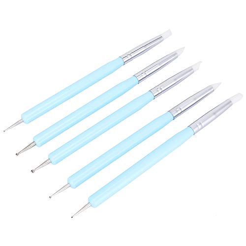 Premium Clay Sculpting Tools Set with Silicone Heads for Versatile Crafting Sculpting Shaping - 5 Pieces DoubleEnded Sculpture Tools for Artists - Lightweight Easy Grip