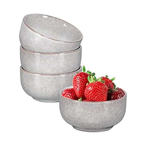 Getreideschalen aus Keramik, Set mit 4 Müslischalen 240mL Cover