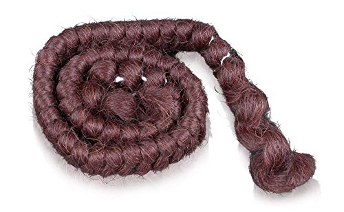 Mehron Makeup Crepe Hair 12-inch Braid (Dark Brown)