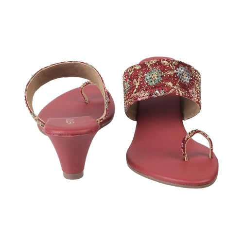Image of Metro Women Ethnicwear Wedge Heel Sandal