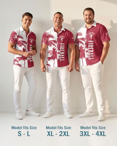 Image of 99TIMORO Funny Movie Mens Hawaiian Shirts Button Down Short Sleeve