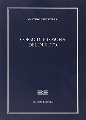  Corso di filosofia del diritto