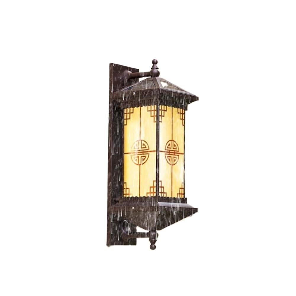 noxozoqm Garden Solar Wall Light Four Color Wall Light Outdoor Wall Wall Light Outdoor Waterproof Wall Lighting Corridor Garden