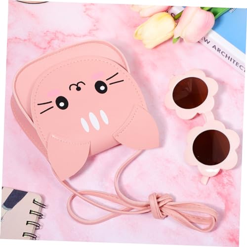 1set Cute Kitten Crossbody Bag with Flower Sunglasses Girls Handbag Purse Stylish Playful Design for for Cat4