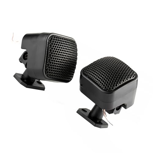Yosoo Health Gear Auto Hochtöner Lautsprecher, 500W, 2 Stück, Small Square Audio Lautsprecher für Car Van Truck Traktor