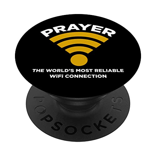 Prière la connexion WiFi la plus fiable au monde PopSockets PopGrip Interchangeable