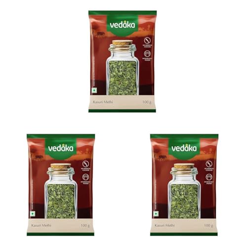 Image of Amazon Brand - Vedaka Kasuri Methi, 100g (Pack of 3)