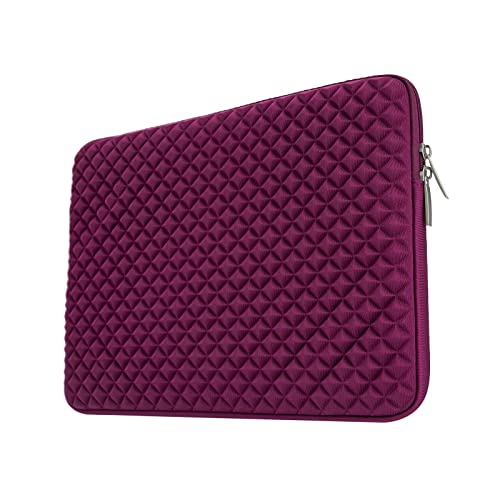 MicaYoung 11 Pulgadas Funda Portátil Protector para Impermeable Bolsa Blanda Compatible con 11,6" MacBook Air VivoBook HP Stream Acer DELL Samsung 11,6" Chromebook, Rojo Cover