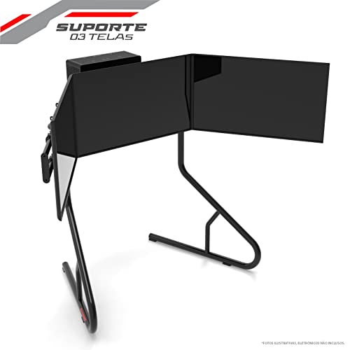 Extreme Simracing Suporte Para 03 Telas com porta PC ou Console