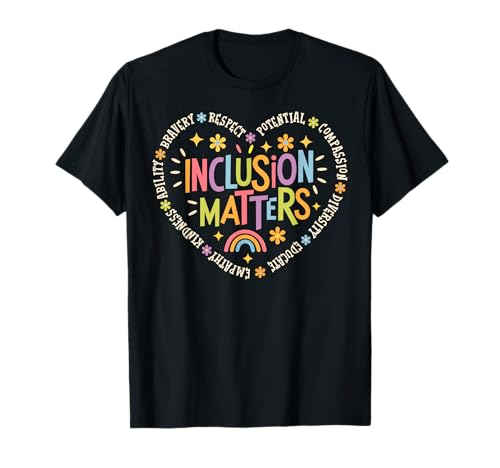 Inclusion Matters Special Education Teacher Autism Awareness T-Shirt
