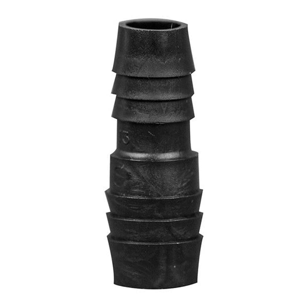 Polyethylene Barbed Union Tube Fittings, Reducing Connector, 3/4 Inch x 1/2 Inch, (Pack of 100)
