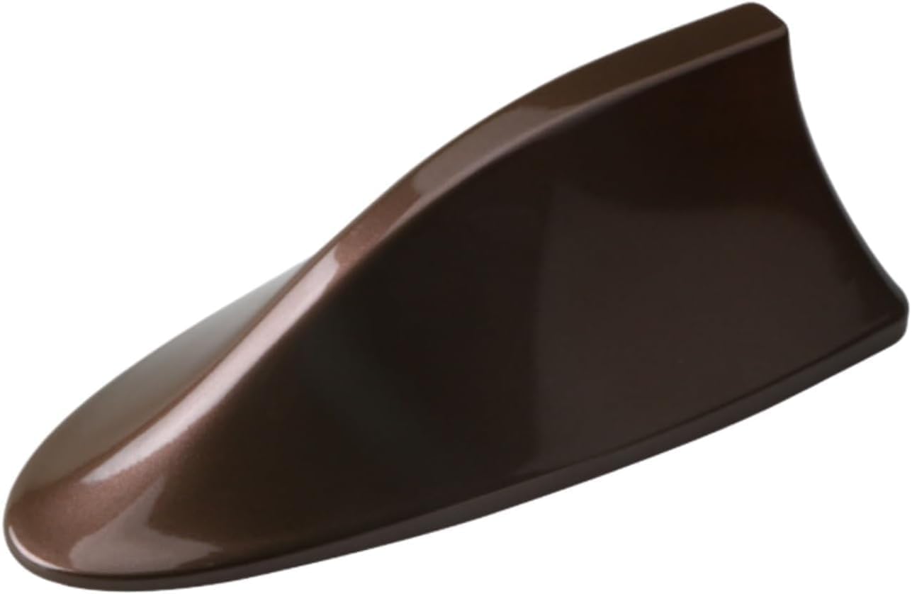 Car Shark Fin Antenna Cover for Hyundai Sonata 2015-2018, Roof Topper Antenna Aerial Cap Trim Toppers Shark Fin Cover Accessories,Brown