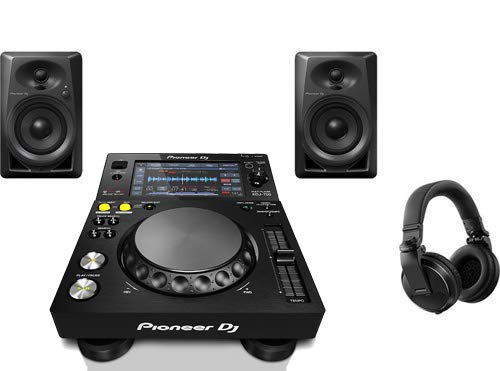 Pioneer Pro DJ Bundle with XDJ-700 + DM-40 Set + HDJ-X5 Headphones