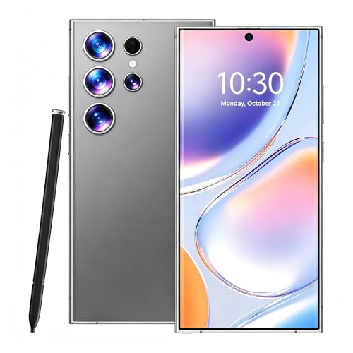 Image of C24 Ultra Unlocked Phone 5G Dual SIM, 8GB+256GB Large Storage (Gray)