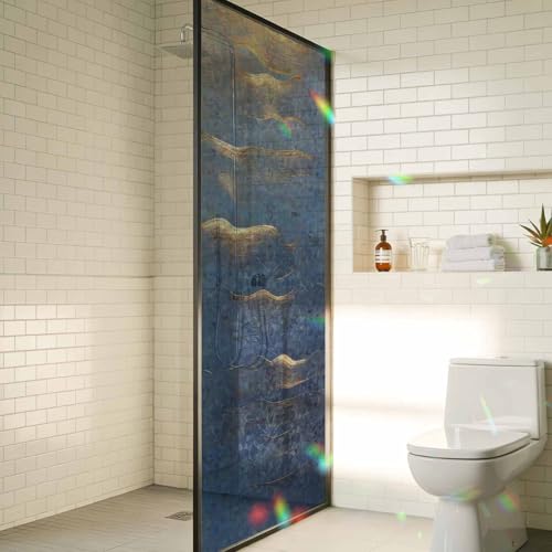 Película Decorativa para Ventanas Azul Marino 17.7 x 39.3 in miniatura 7