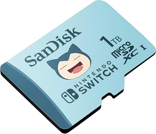 SanDisk 1TB ポケモン Relaxo microSDカード Nintendo Switch用 SDSQXAO-1T00-GN6ZK の商品画像 1