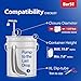 Bar5F Gallon Pump Dispenser Heavy Duty for 1, 2.5, and 5 Gallon Containers Commercial Household Industrial Large Actuator 30cc Output | 38-400