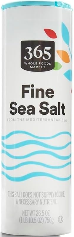 Image of 365 by Whole Foods Market, Sea Salt Fine, 26.5 oz