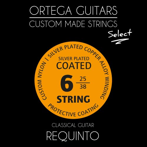 Ortega Guitars Custom Made Strings - Select - Requinto Gitarre - Custom Nylon beschichtet (RQS)