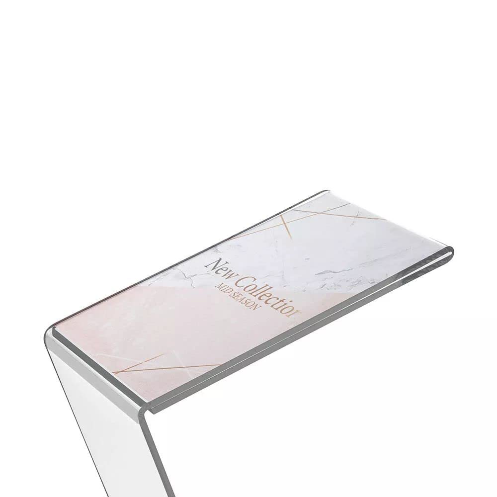 Acrylglas Ausstellungsdisplay "Z-Form" DIN A4 / Hochformat/Infoständer/Showroomständer/Acrylglasständer/Ideal für Eingangsbereiche, Messen oder Ausstellungen