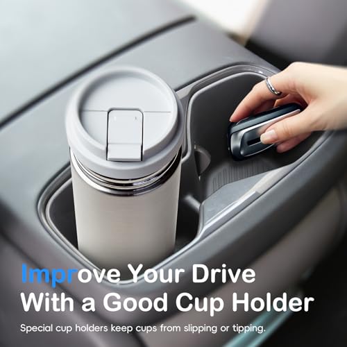 Accessoires de console Kia EV9 : insert de porte-gobelet premium en silicone