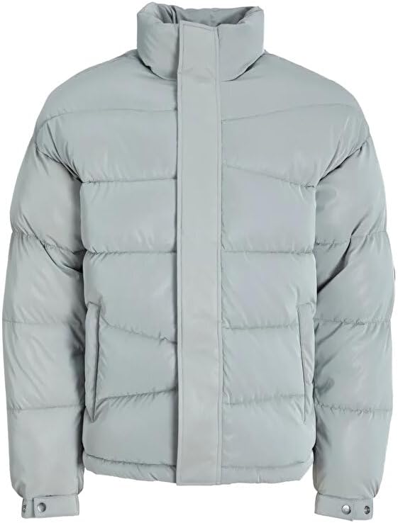 Jack Jones Jcoreflect Puffer Erkek Günlük Mont 12241177-BLACK Siyah