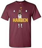 Mountee Apparel James Harden Air Cleveland Shirt T-Shirt Adult Medium Maroon