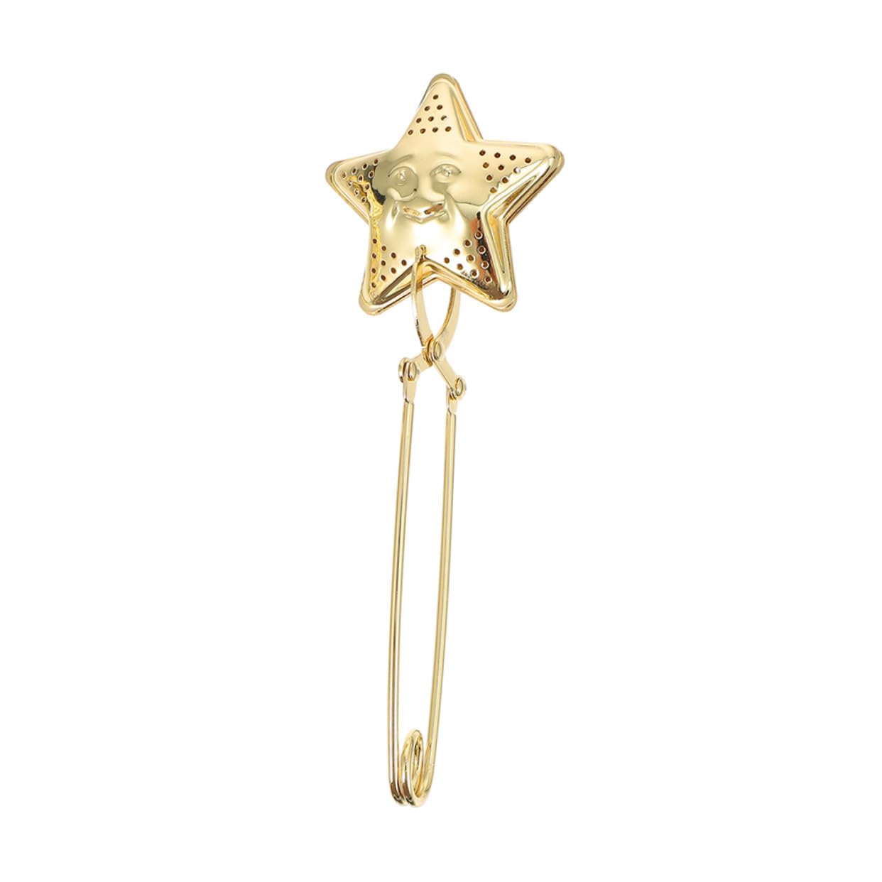 Colador de Té de Acero Inoxidable con Diseño de Estrella y Luna Infusor Suelto Filtro y Fácil de Limpiar para Hogar y Restaurante