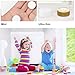 Squeaker Rassel Box Kunststoff transparent 30 Stück weiß Spielzeug mit Glöckchen Quietscher Sound Maker