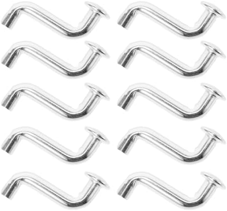 50pcs 7mm Diameter Flat Head S-Type Safety Locking Pins Heavy Dut...
