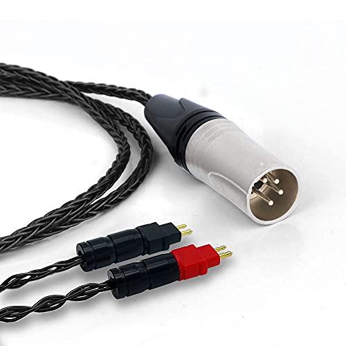 Balanced XLR 4Pin Cable for HD545 HD565 HD580 HD650 HD600 HiFi Cable Made with an Improved 100-strand Soft Teflon Coated Silver Plated Copper Wire 1.8m/5.9ft Balanced XLR 4Pin Cable for HD545 HD565 HD580 HD650 HD600 HiFi Cable Made with an Improved 100-strand Soft Teflon Coated Silver Plated Copper Wire 1.8m/5.9ft