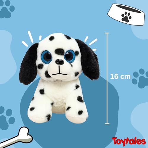 Image of TOYTALES Soft Toy Combo Pack Cute Little Dog & Little Monkey Plush Toys with Big Eyes for Kids (Pack of 2)
