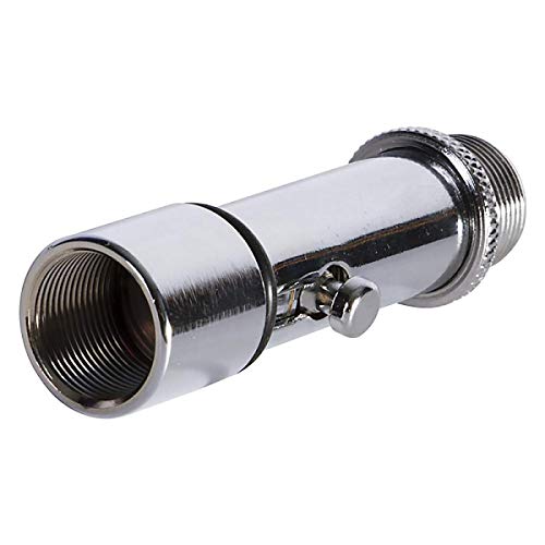 Classic Retro Dynamic Vocal Microphone - Old Vintage Style & On-Stage Qk-2C Quik-Release Microphone Clip Adapter, Chrome #TOP5