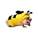HAICHEN TEC Hedgehog Clothes Bee Costume Small Animal Apparel Polar Fleece Material Handmade Hedgehog Hoodie Costume Accessories Outfit for Cosplay Halloween Party Pet Supplies (M (400-500g))