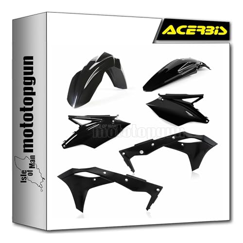 Remplacer plastique casse avec le cache carenage noir Acerbis 0023646.090 Kawasaki KXF 250
