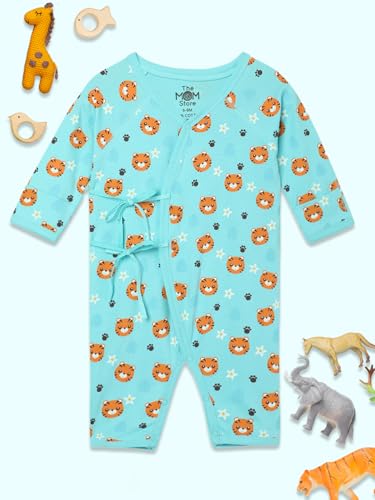 Image of The Mom Store Baby Romper Jabla Style For Boys And Girls | Cotton | Soft Infant Bodysuit | Trendy Stylish Sleepwear For Newborn Baby | Printed | Unisex Comfortable Everyday Baby Wear