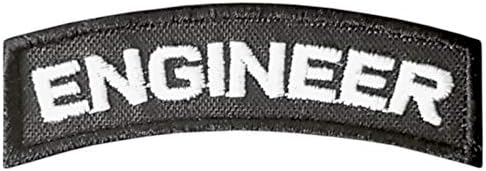 Engineer Tab Badge US Army Tactical Morale Touch Fastener Patch