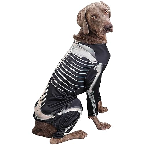 Disfraz Hoodie Esqueleto para Perros Grandes miniatura 4