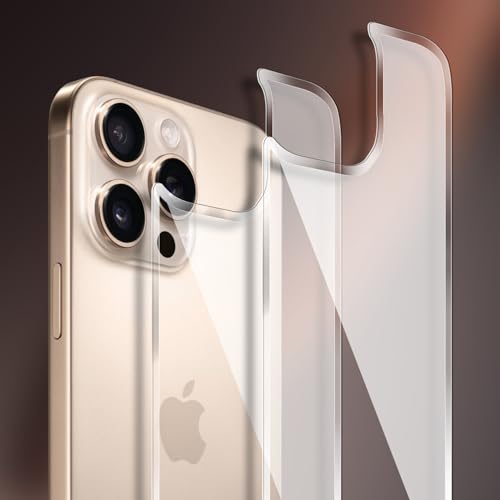 Shacoryze for iPhone 16 Pro Max Back Glass Protector(2-Pack) iPhone 16 Pro Max Back Screen Protector Rear Tempered Glass Crystal Clear for iPhone 16 Pro Max (6.9 inch)