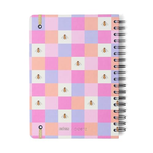 Caderno Espiral Melissa Pautado 17X24 Casinha Das Abelhas 160 Fls, Cicero