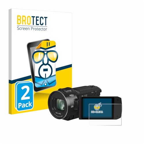 brotect Screen Protector Compatible with Panasonic HC-V900 (2 Pack) - HD-Clear Protection Film