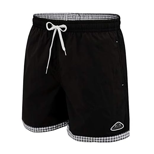 Mount Swiss hochwertige Männer Badehose Lukas mit Sun-Protection I Moderne Badeshorts Farbe Black, Gr. 3XL 5 Mount Swiss hochwertige Männer Badehose Lukas mit Sun-Protection I Moderne Badeshorts Farbe Black, Gr. 3XL