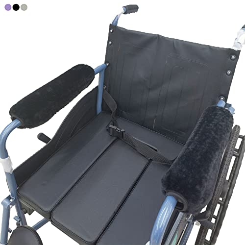 Easy-You Pair Wheelchair Armrest Covers (Black) Armrest Cushion Pad For Wheelchair Soft Wheelchair Accessories, 100 Count #TOP6