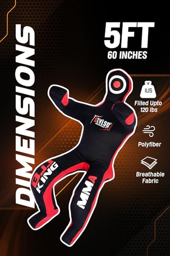 Stylso Impex Grappling Dummy Jiu Jitsu - Sitting Position - Black