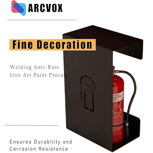 Supporto decorativo dell'estintore, attrezzatura di sicurezza del supporto della parete per la protezione domestica e dell'ufficio