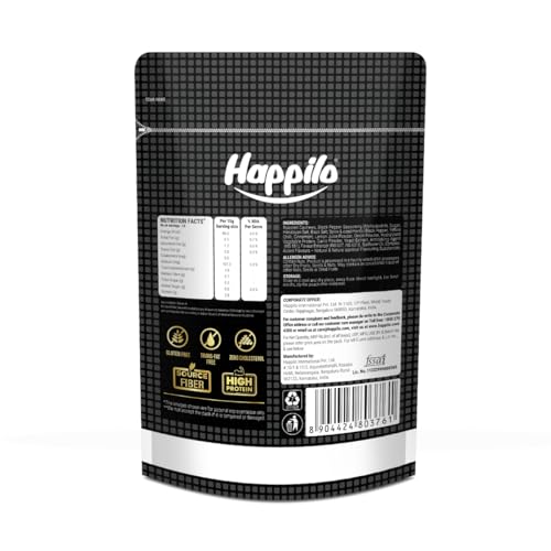 Image of Happilo Salted Black Pepper Whole Cashews 160g|Crunchy Nuts|Non-Fried|Zero Cholesterol Natural Jumbo Size Whole Kaju Nuts & Dry Fruits|Rich in Protein, Roasted Crunchy Delicious Healthy Snacks