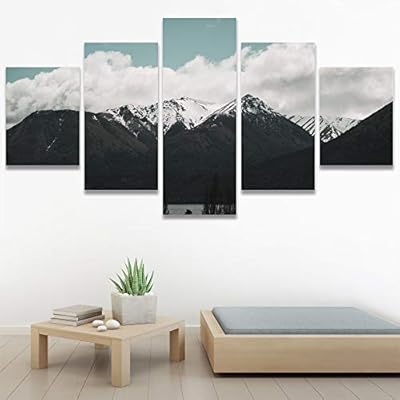 SIGNWIN 5 Panel Canvas Wall Art Modern Art...